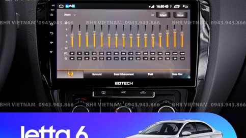 Trải nghiệm âm thanh DSP 32 kênh trên màn hình Gotech GT8 Max Volkswagen Jetta 2011 - 2018